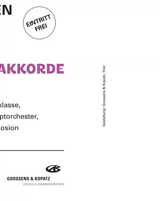 Alles beginnt mit einem Ton. Einer Farbe. Einer Idee.
Farbakkorde! 🎶
.
.
.
Musik trifft Farbe, Klang trifft Gefühl – freu dich auf ein unvergessliches Jubiläumskonzert!
.
.
.
#MVFöhren #Farbakkorde #Schlosskonzert #SchlossFöhren #Jubiläum #Countdown